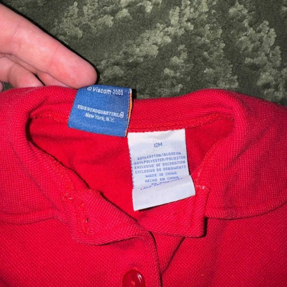 Vintage Y2K Dora the Explorer Red Fringe Embroidered Jacket 12M 2003 Viacom